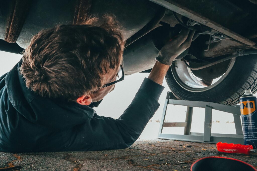 an automotive technician 